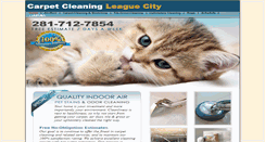 Desktop Screenshot of carpetcleaning-leaguecity.com